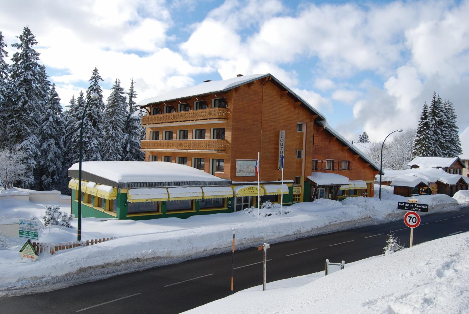 Hotel De La Couronne Mijoux Bagian luar foto